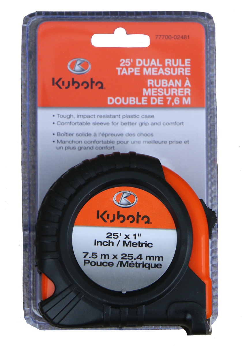 Kubota 25' Measuring Tape 77700-02481