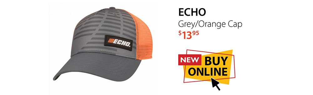 ECHO Grey and orange Cap