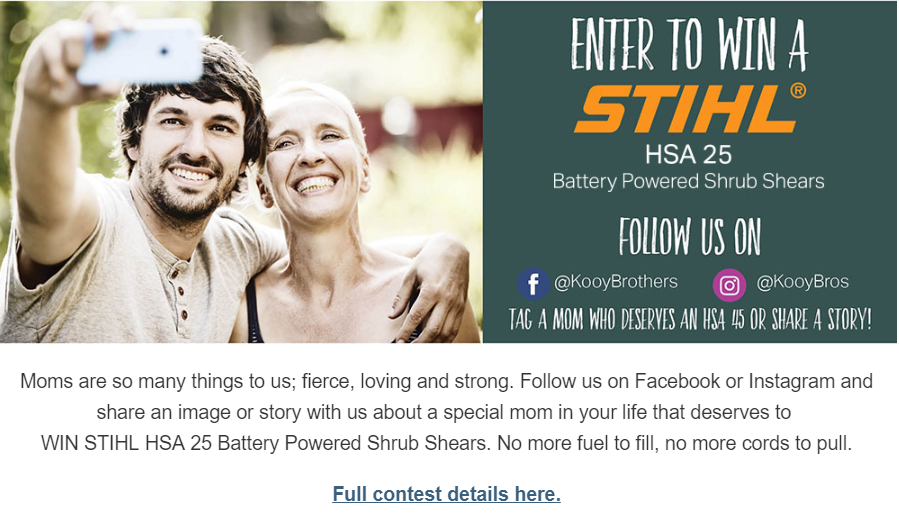 STIHL Mothers Day Giveaway